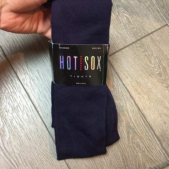 new hot sock bamboo purple tights Size M/L - Picture 1 of 5